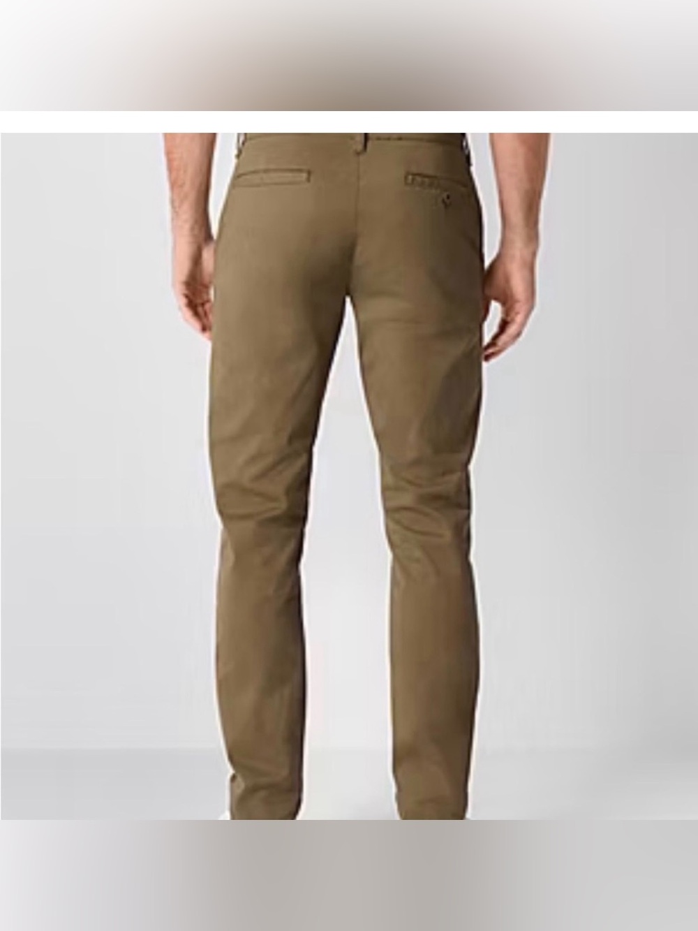 St Johns Bay Khaki Pants Classic Fit Cotton Blend Tan 38x30 - Picture 3 of 5